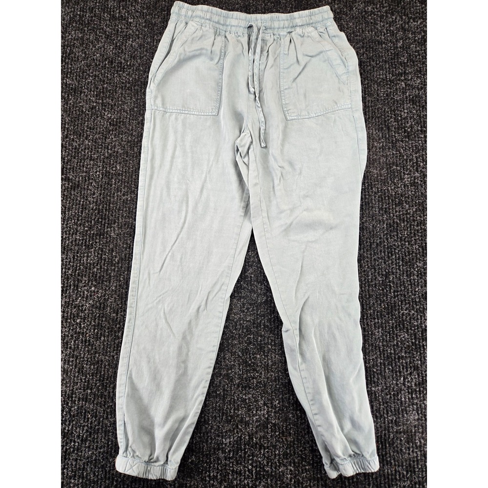 Thread‎ & Supply Womens Slate Blue Tencel Joggers Elastic Waist Small